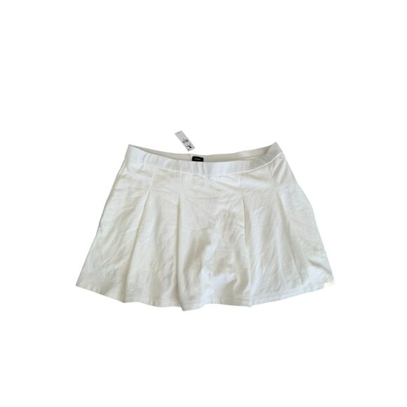EXPRESS Women's White Sweatskirt Active Skort Size XL NEW NWT - Picture 9 of 9